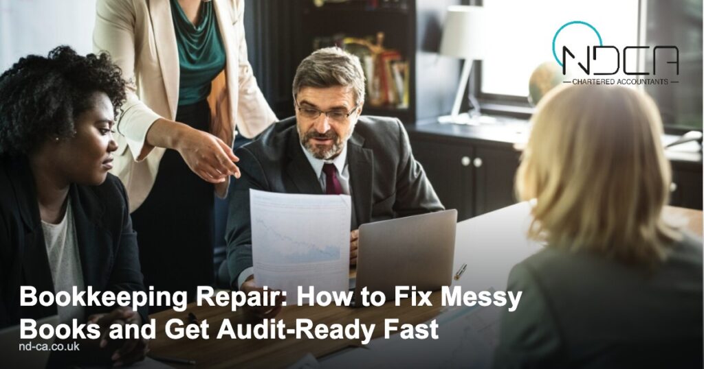Read more about the article Bookkeeping Repair: How to Fix Messy Books and Get Audit-Ready Fast