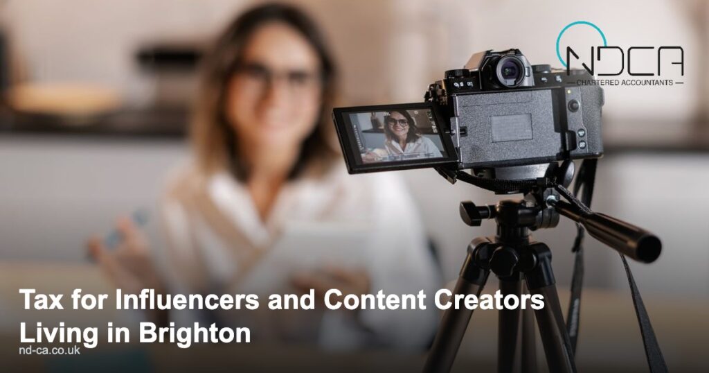 Read more about the article Tax for Influencers and Content Creators Living in Brighton
