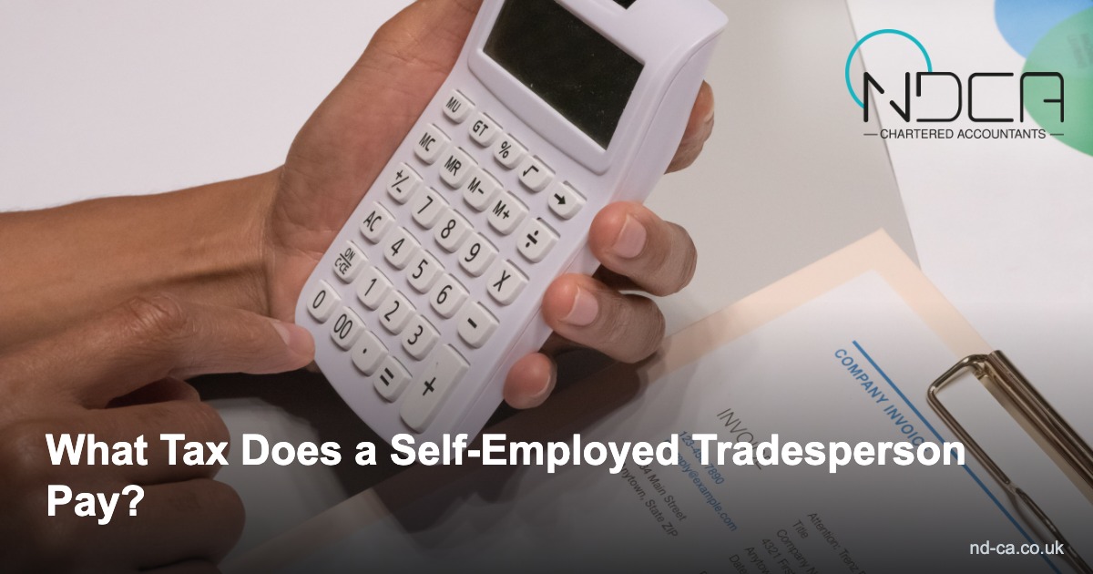 You are currently viewing What Tax Does a Self-Employed Tradesperson Pay?