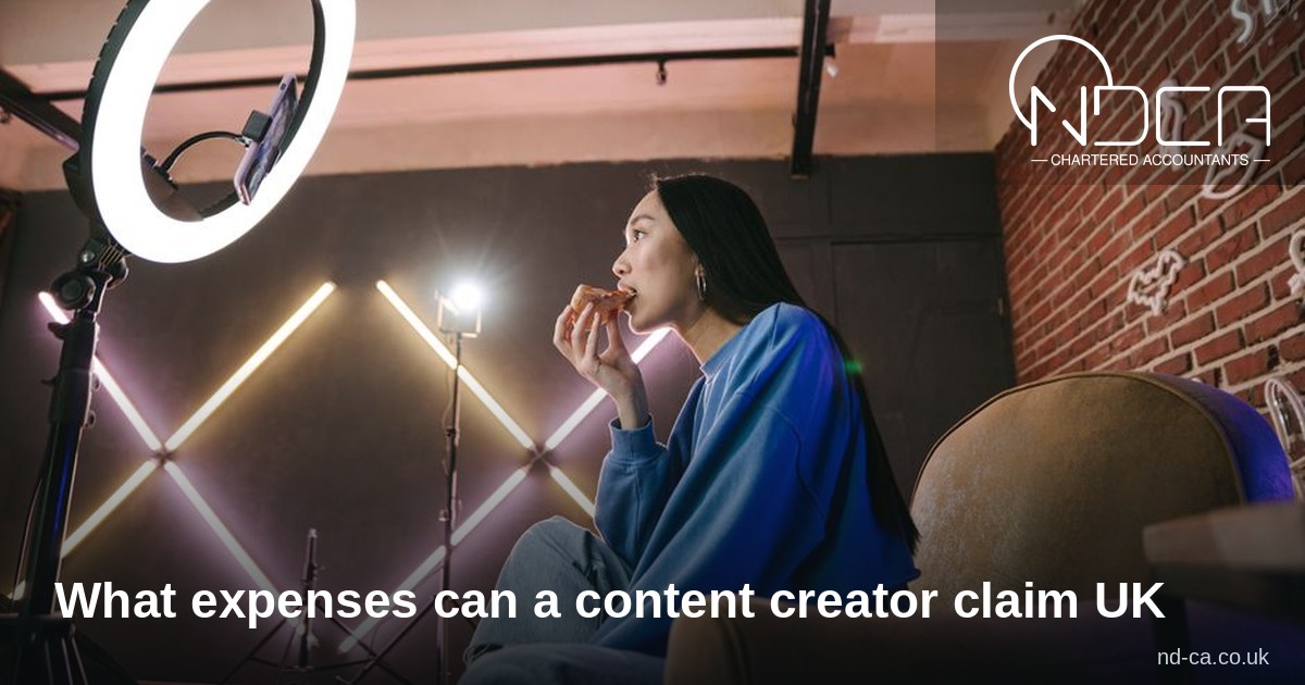 You are currently viewing What expenses can a content creator claim UK