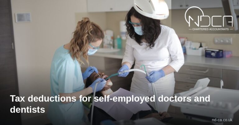 Read more about the article Tax deductions for self-employed doctors and dentists